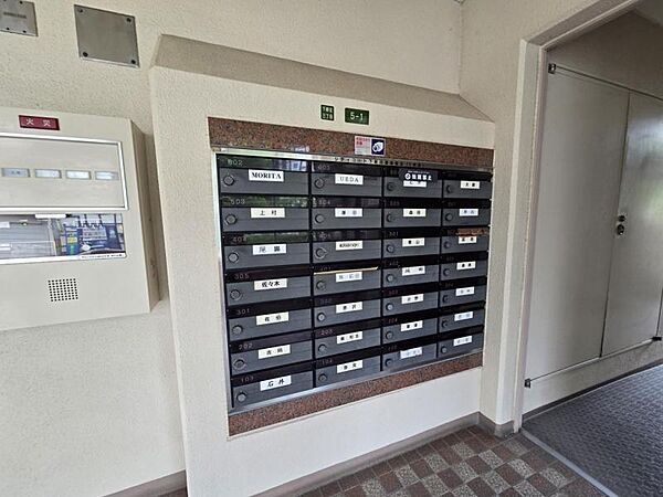 集合ポストがあるので、防犯対策・営業訪問対策もできますね！
