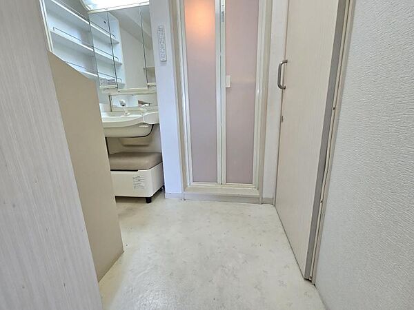 落ち着いた雰囲気の洗面室！