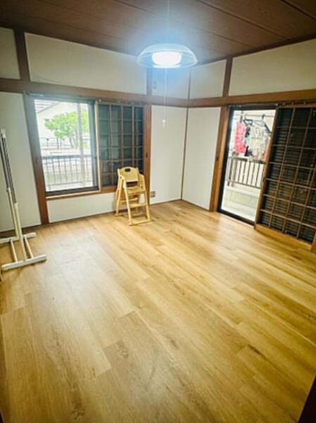2面採光を確保した明るい室内は、風通しも良く、大変居心地の良い空間！
