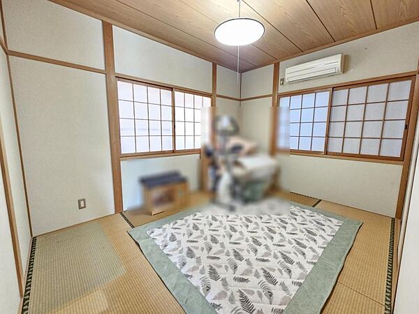 和室6帖：まったりごろごろ、ゆったりと過ごすことのできる和の空間が嬉しいですね！