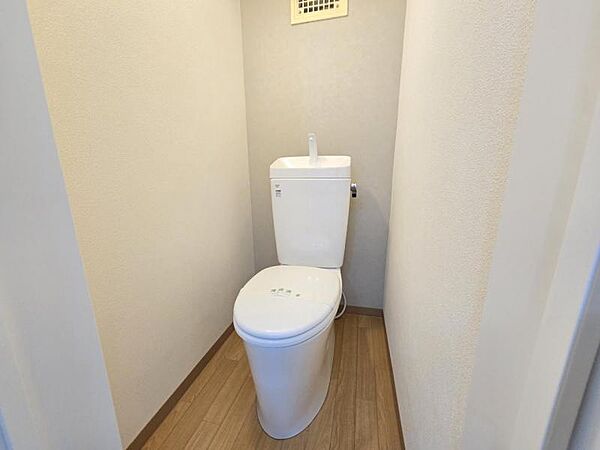 清潔感のあるトイレットルーム