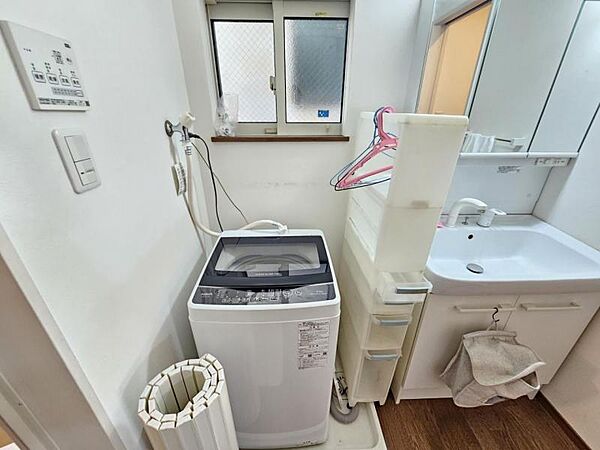 振動や水漏れ防止に有効な洗濯パンも設置済です！