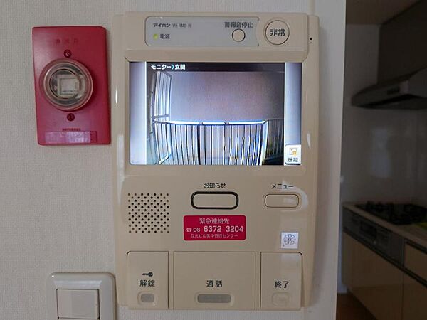 モニター付きインターホンで防犯性UP！