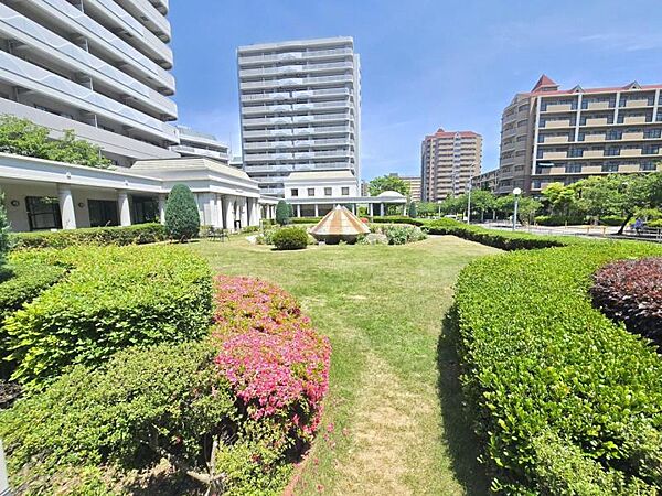 植栽豊かなマンション！
