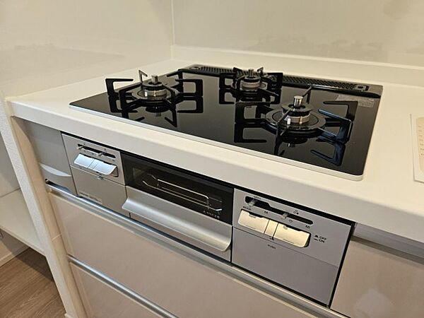 3口コンロでお料理の幅が広がりますね！