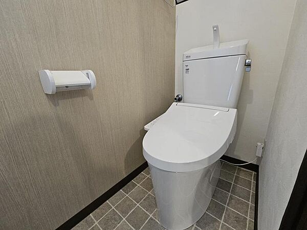 清潔感のあるトイレットルーム