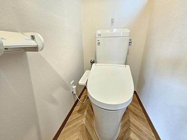 清潔感のあるトイレットルーム