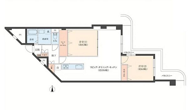 間取りを拡大表示