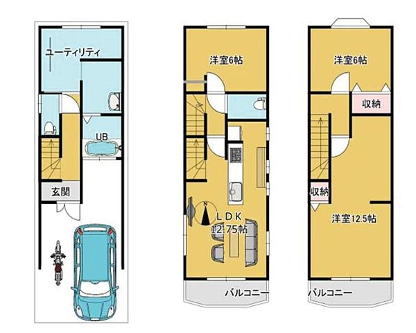 間取りを拡大表示