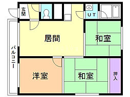 間取図画像 3LDK