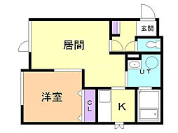 間取図画像 1LDK