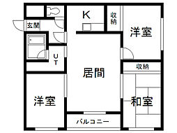 間取図画像 3LDK