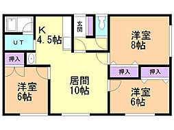 大通りハイツ 2階/203