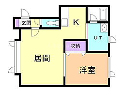 間取図画像 1LDK