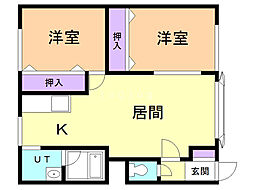 パークサイドまつばらＡ 2階/202