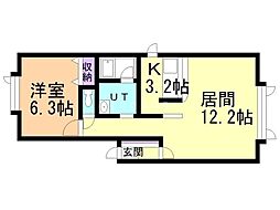 ヴェルシティ東光6・3Ｃ 1階