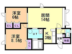 物件の間取り