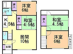 物件の間取り