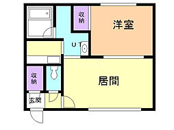 カメリアハウス 1階/102