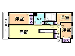 エスペランサ宮下 3LDKの間取図画像