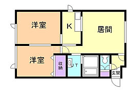 パル21 2LDKの間取図画像