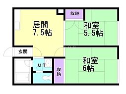 シティハイム朝日 2階