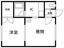 ドリームハイツ友光　3号館 2階