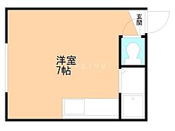 東光ビル ワンルームの間取図画像