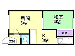 ハピネスハイツIII 1階