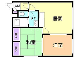 ホワイトハイムB 2階