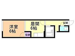 間取図画像 1DK