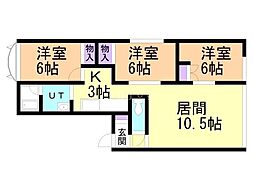 プラダ泉町　Ａ 2階