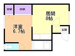 テラスハウス忠和 1階/106