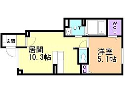 間取図画像 1LDK