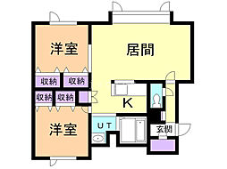 ウッディハウス B 2階