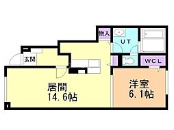 間取図画像 1LDK