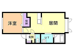 間取図画像 1LDK