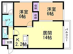 物件の間取り