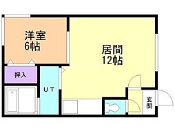 ダイヤハイツ神居4・10 1LDKの間取図画像
