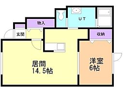 Grace 1LDKの間取図画像