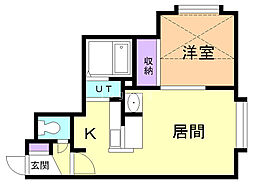 エスパニア7 1DKの間取図画像