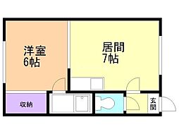 間取図画像 1DK