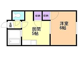 間取図画像 1DK