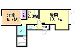 グランオアシスＢ 2階