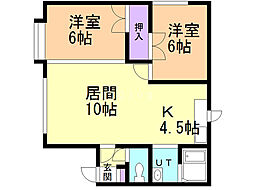 クリスタル6・8 2階