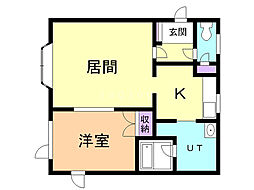 間取図画像 1LDK