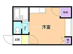 エミール旭町 ワンルームの間取図画像