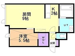 バス 道北バス末広1条2丁目下車 徒歩6分 2階/-