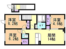 ピュアドリームI 2階