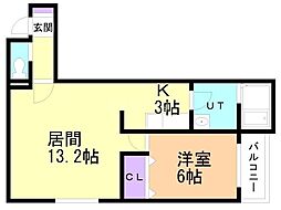 ハスコリオ緑が丘　Ｂ棟 3階